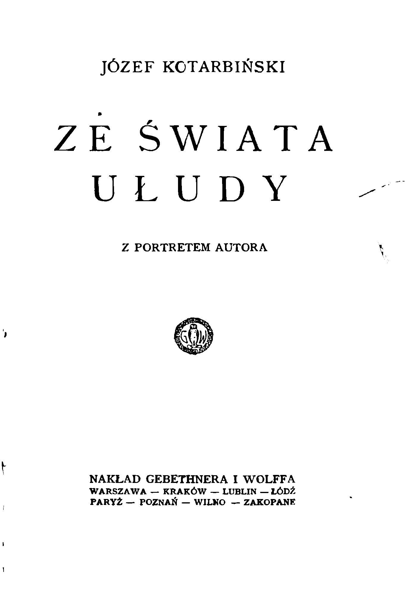 Ze świata ułudy 